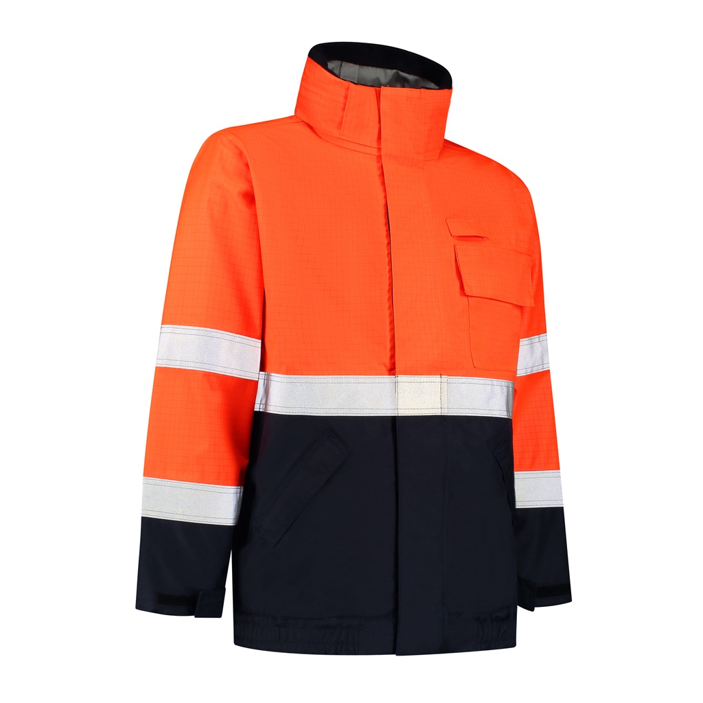 Dapro Access Bomber Jas, Navy Blauw/Hi-Vis Oranje