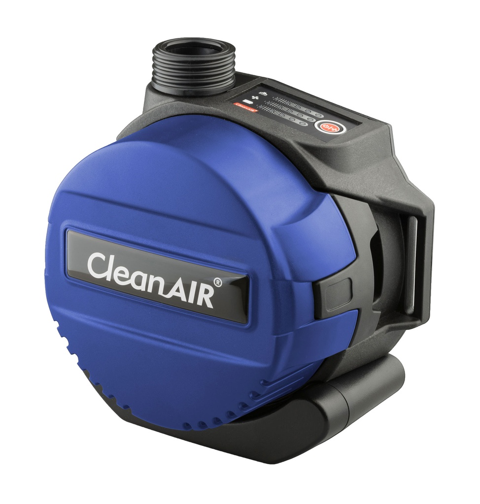 CleanAIR Basic incl. Li-Ion accu, oplader, comfort riem, flow indicator