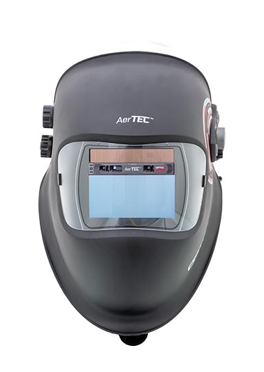 Welding helmet AerTEC OptoMAX incl. ADF, w/o air distribution, black