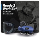 Ready 2 Work set - CA Chemical 2F & UniMask in transport case