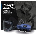 Ready 2 Work set - CA Chemical 2F & UniMask in transportkoffer