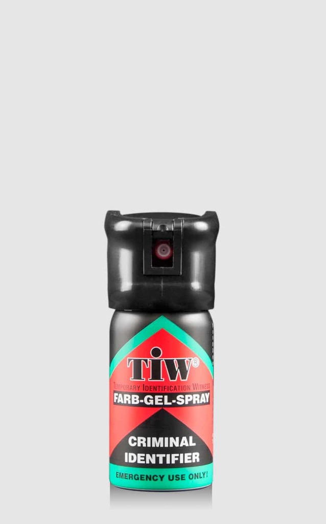 TIW Farb-Gel-Spray 40ml with flip-top cap