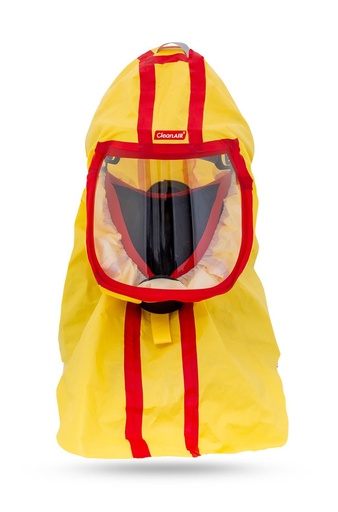 [721002] Long protective hood CA-10, chemically resistant
