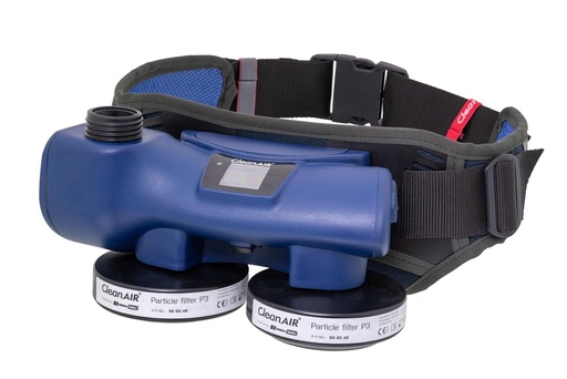 [510000FCA] CleanAIR Chemical 2F Plus - met comfort riem, indicator, oplader eurostekker